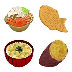 [LINE絵文字] 冬に食べたい定番料理♥の画像