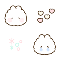 [LINE絵文字] ふわふわなうさぎの画像