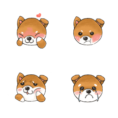 [LINE絵文字] Floppy Ear Mame Shiba Floppy Iの画像