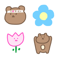 [LINE絵文字] ふつうのくま絵文字の画像