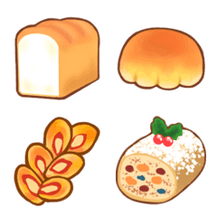 [LINE絵文字] おいしいパンの絵文字の画像