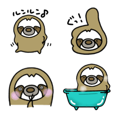[LINE絵文字] 怠けたい生kemono 絵文字①の画像