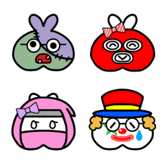 [LINE絵文字] ピピうさぎの絵文字 7 バラエティー編の画像