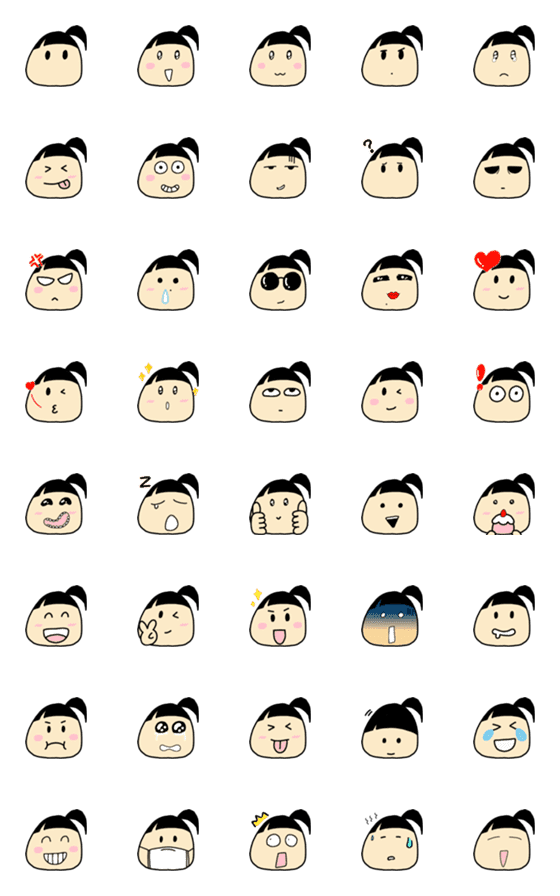 [LINE絵文字]Xiaomei Emojiの画像一覧