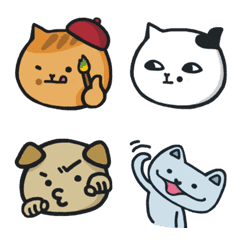 [LINE絵文字] Cat with moleの画像