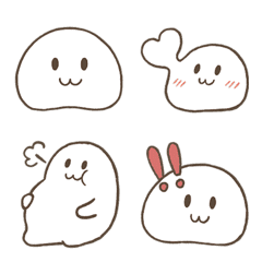 [LINE絵文字] おもちの妖精☆ちびもちちゃんの画像