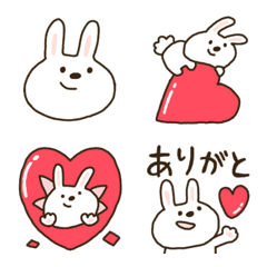 [LINE絵文字] しょぼいうさぎ3♡の画像