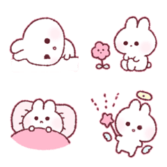 おてんばうさぎちゃんの絵文字メイン画像