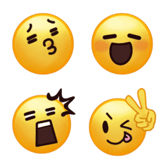 [LINE絵文字] 顔文字EMOJI 2の画像