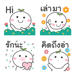 [LINE絵文字] Tonkla Hello Spring Emojiの画像