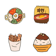 [LINE絵文字] とてもかわいい韓国料理の画像