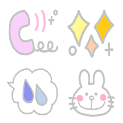 [LINE絵文字] 可愛い♡POP Icon絵文字5の画像