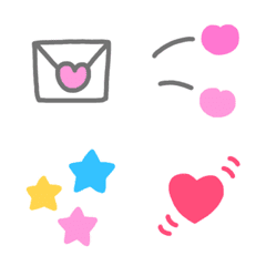 Kawaii♡使える絵文字♡の絵文字メイン画像