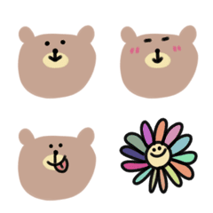 [LINE絵文字] くまさん絵文字◎の画像