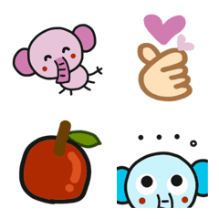 ぞうさんの絵文字の絵文字メイン画像
