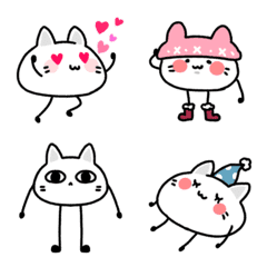 [LINE絵文字] 猫みたいな変な生き物の絵文字の画像