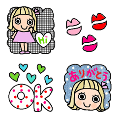 [LINE絵文字] (色んな絵文字セット51大人可愛いシンプル)の画像