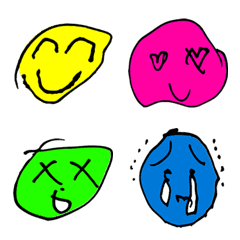 [LINE絵文字] 6才 ぼくのえもじの画像