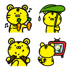 とらさん絵文字2の絵文字メイン画像
