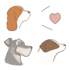 [LINE絵文字] ほんわかわんこ 犬と日常の絵文字2の画像