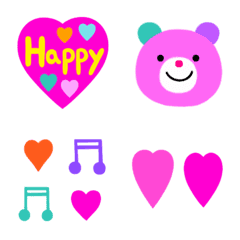 [LINE絵文字] ♡ ♡ color ♡ ♡の画像