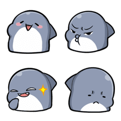 [LINE絵文字] Shahimi shark Emojiの画像