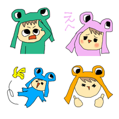 [LINE絵文字] 動物 カエルの画像