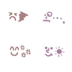 Line絵文字 シンプルに顔文字 6 40種類 1円 Line絵文字 シンプルに顔文字 6 40種類 1円