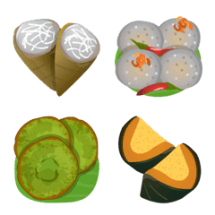 [LINE絵文字] Thai desserts Emoji v2の画像