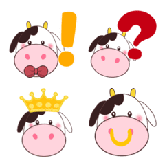 [LINE絵文字] fabulous lovely cowの画像