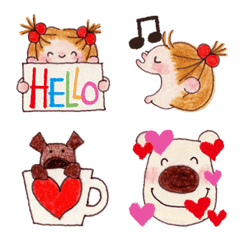 [LINE絵文字] COCO and Wondrous Emoji 6の画像