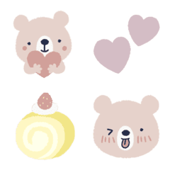 [LINE絵文字] ゆるくまさんの絵文字①の画像