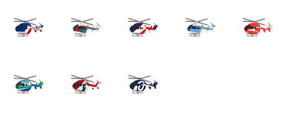 Line絵文字 ヘリコプター絵文字 8種類 1円 Line絵文字 ヘリコプター絵文字 8種類 1円