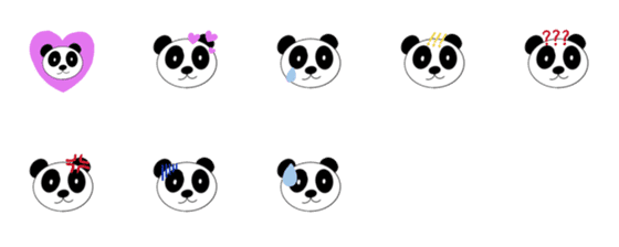 [LINE絵文字]Panda pandasの画像一覧