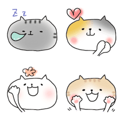 [LINE絵文字] ねこ好きサンに送る✽気持ち伝わる絵文字✽の画像