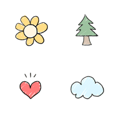 [LINE絵文字] natural * emojiの画像