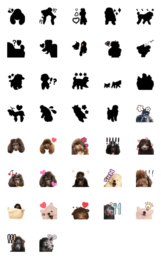[LINE絵文字]アナライトとお月姉妹の画像一覧