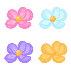 [LINE絵文字] Flower colorful 40の画像