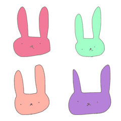 はるのうさちゃんえもじの絵文字メイン画像