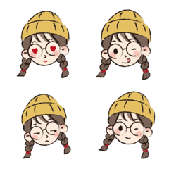 [LINE絵文字] A LITTLE GILの画像
