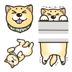 [LINE絵文字] 柴犬 絵文字の画像