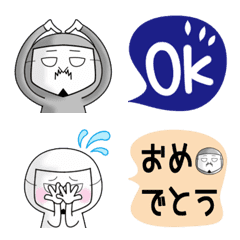 [LINE絵文字] おめん 絵文字の画像