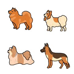 [LINE絵文字] 犬種の絵文字の画像