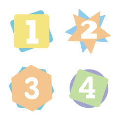 [LINE絵文字] Number emoji 15の画像