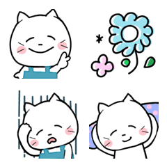 [LINE絵文字] 垂れ目のたれねこ♡お花屋さんの画像