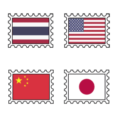 [LINE絵文字] Stamp flagの画像
