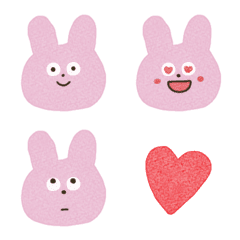 ゆるくて可愛いうさぎ＊水彩。の絵文字メイン画像