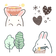 もちもちうさぎ26の絵文字メイン画像