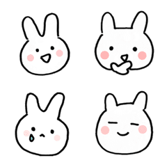 [LINE絵文字] うさぽん絵文字の画像