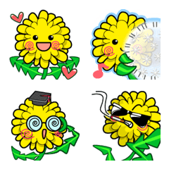 [LINE絵文字] よっさんの★たんぽぽ★絵文字の画像